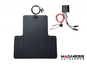 Jeep Gladiator Flexible Solar Panel Kit - Complete Kit w/ Waterproof Controller + Hood Decal - 392/ Mojave models - 40W